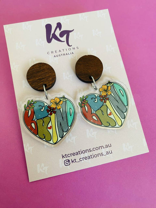 KT Creations Australia - Earrings - Retro Be Kind