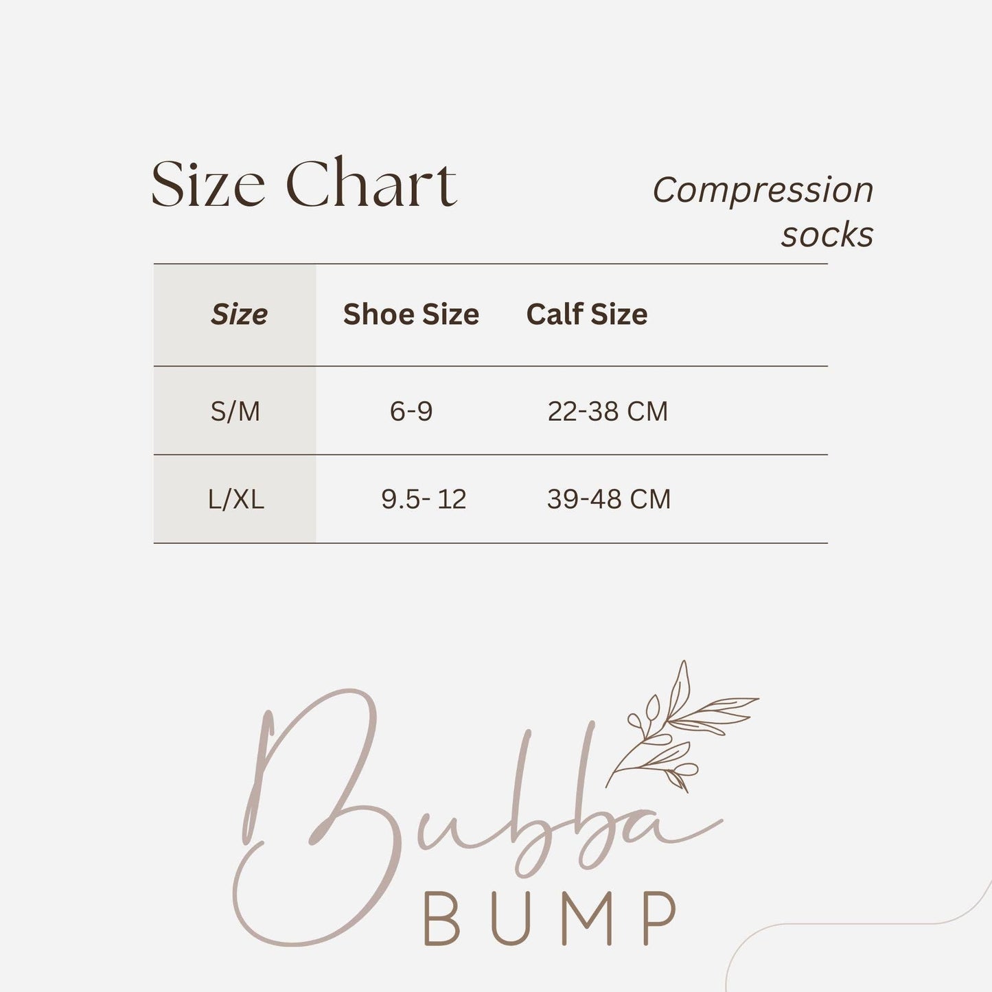 Bubba Bump - Pregnancy + Postpartum Compression Socks in Black