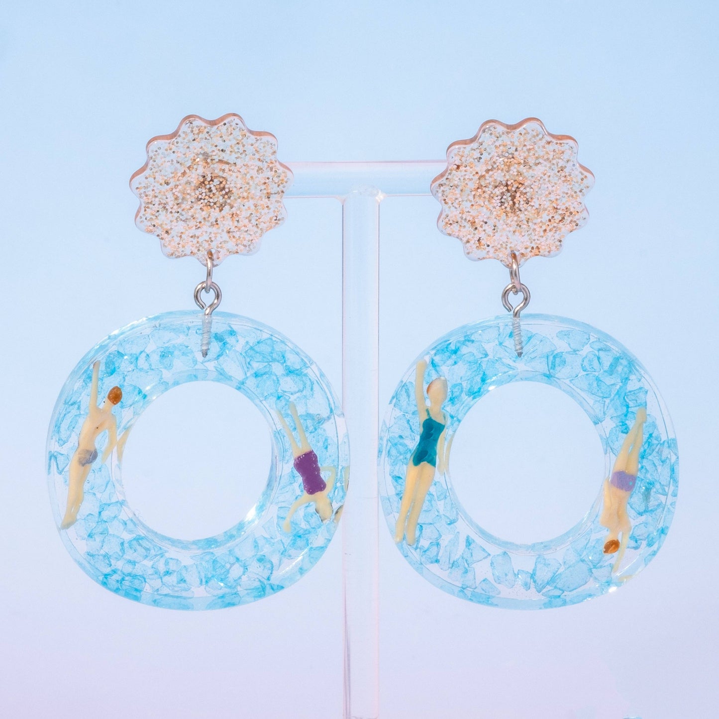 Funky Fun You - Swimmers Earrings