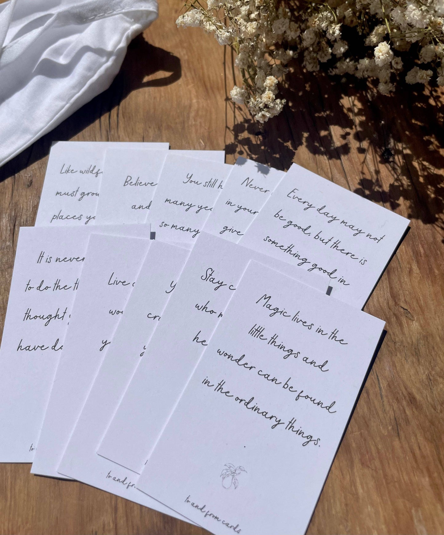 Mini Quote Cards