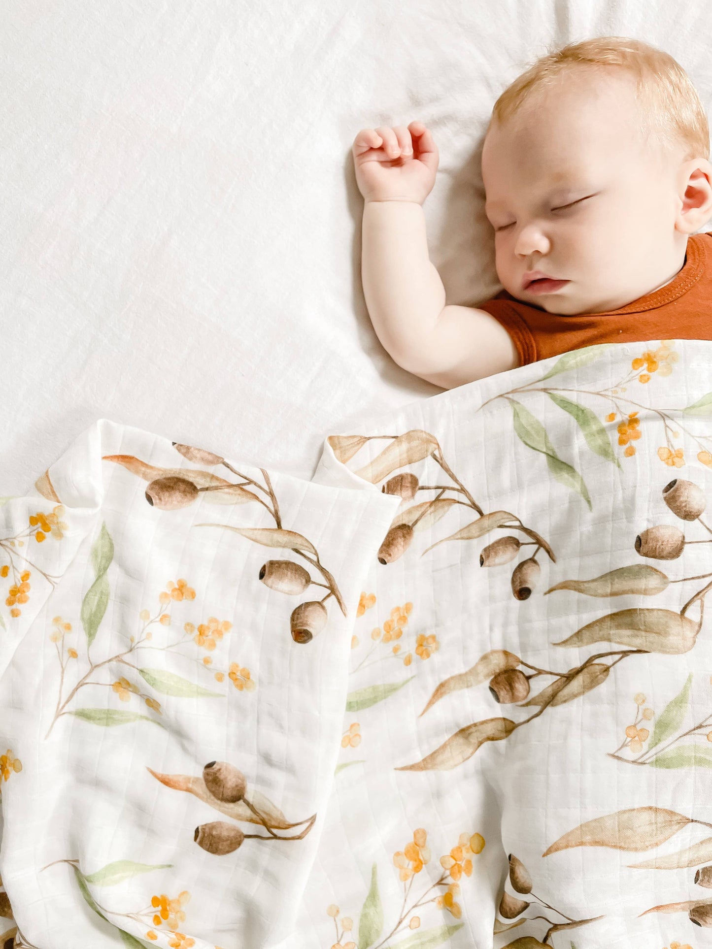 Bubba Bump - Bamboo Muslin Wrap/Swaddle - Gumnut