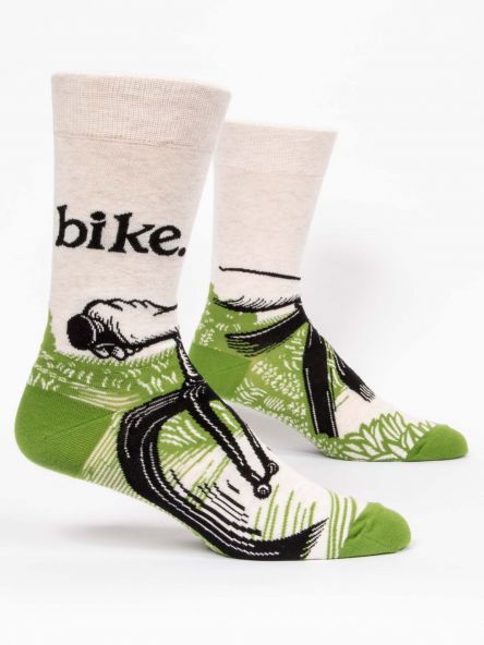 Blue Q - Men's Crew Socks - Bike