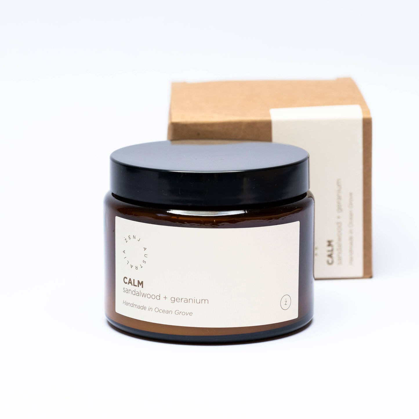 Zenj Australia - Candle - Calm (Sandalwood + Geranium)