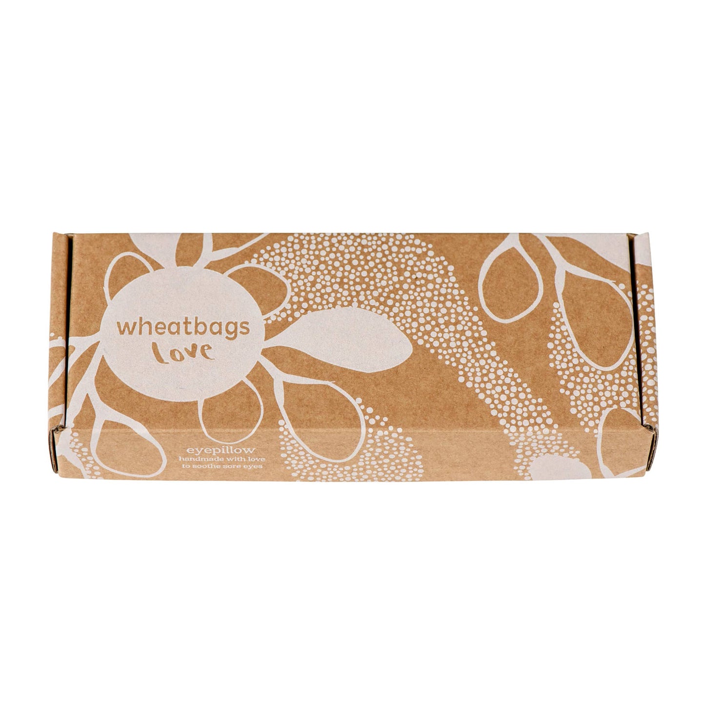 Eye Pillow - Groovy Flowers Orange (lavender scented)