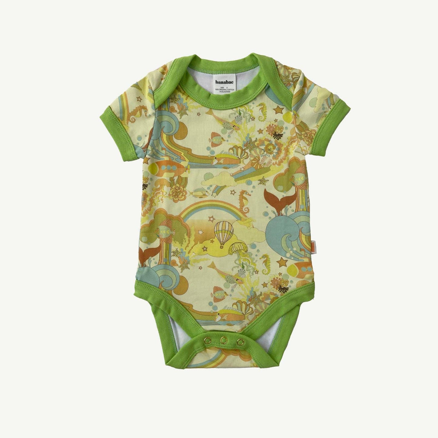 Banabae - Organic Cotton Onesie - Beneath The Waves