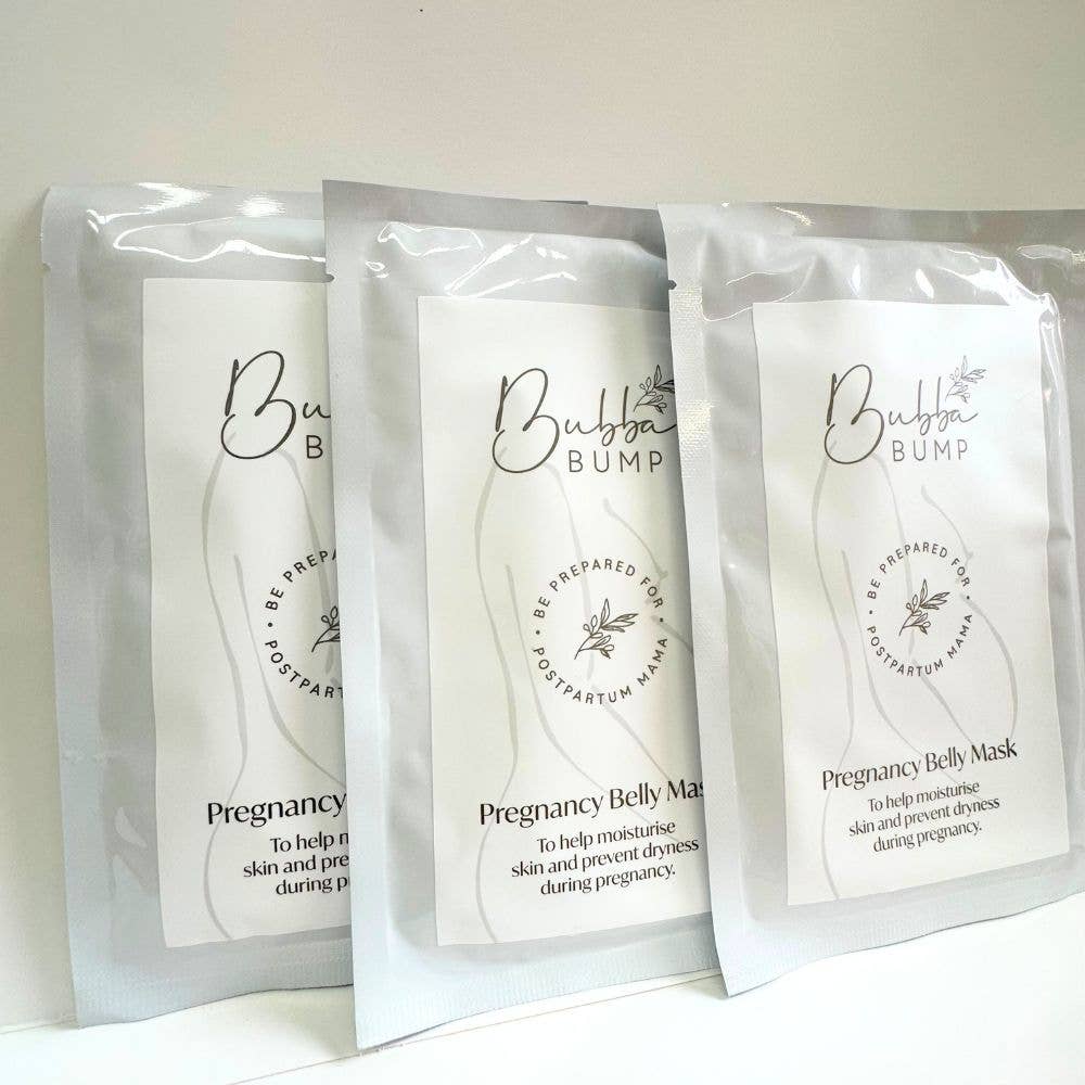 Bubba Bump - Organic Hydrating Pregnancy Belly Mask (3 pack)