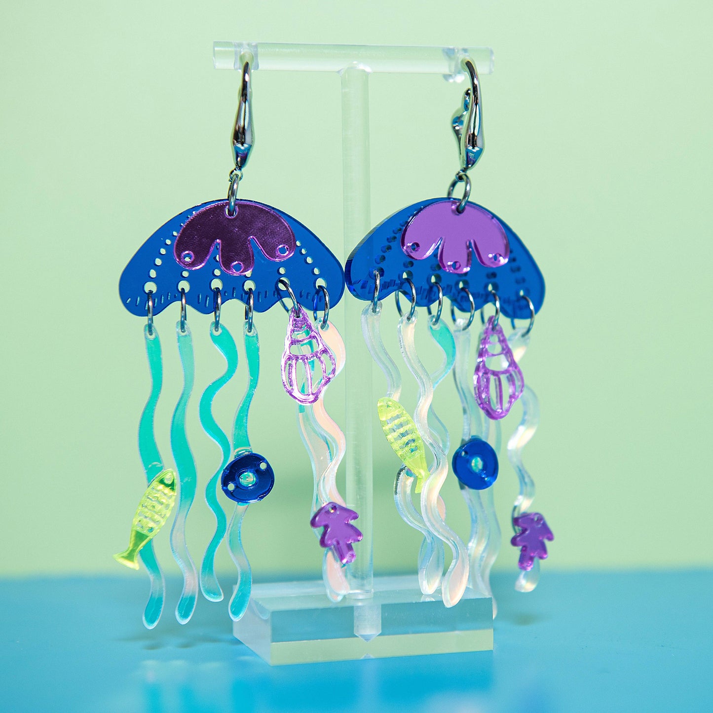 Funky Fun You - Jellyfish Statement Earrings