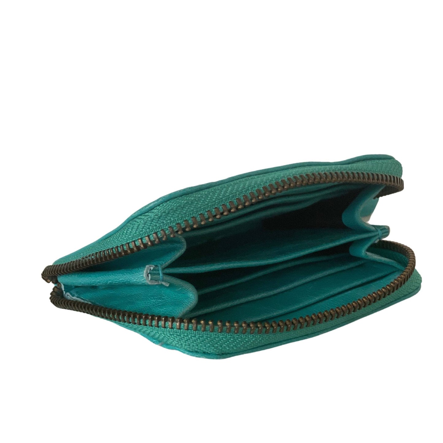 Empire of Bees - Claire Leather Card Wallet - Teal