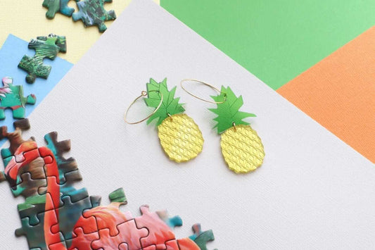 Little Geraldine -  Earrings - Pineapple