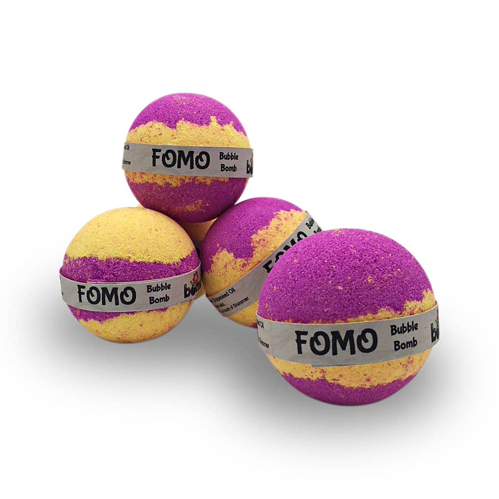 Bomd - FOMO Bubble Bath Bomb - Fun Fizzy Colourful