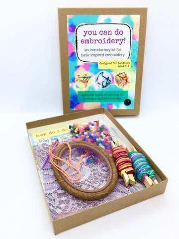 Hummingpea - Embroidery Kit - Introductory for Toddlers