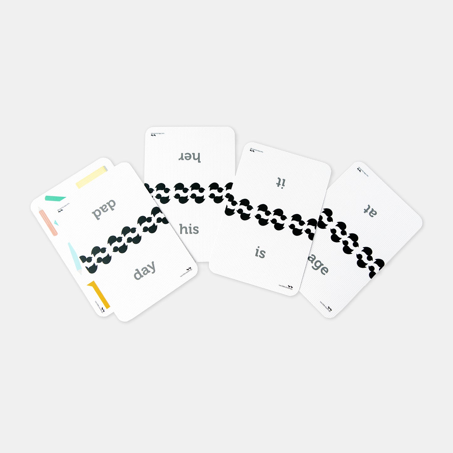 First Reading and Writing Word Flash Cards