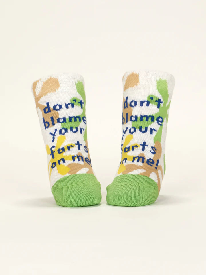 Blue Q - Baby Socks - I'm Your Little Burrito/ Don't Blame Your Farts On Me