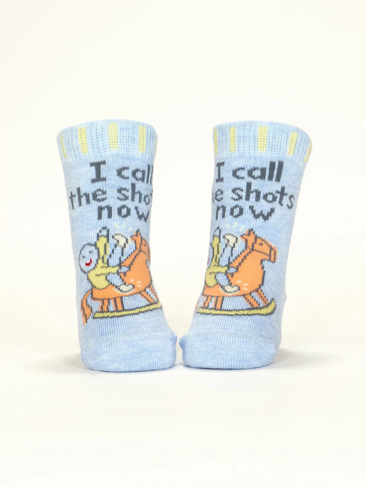 Blue Q - Baby Socks - I Call The Shots Now/ It's Baby Time