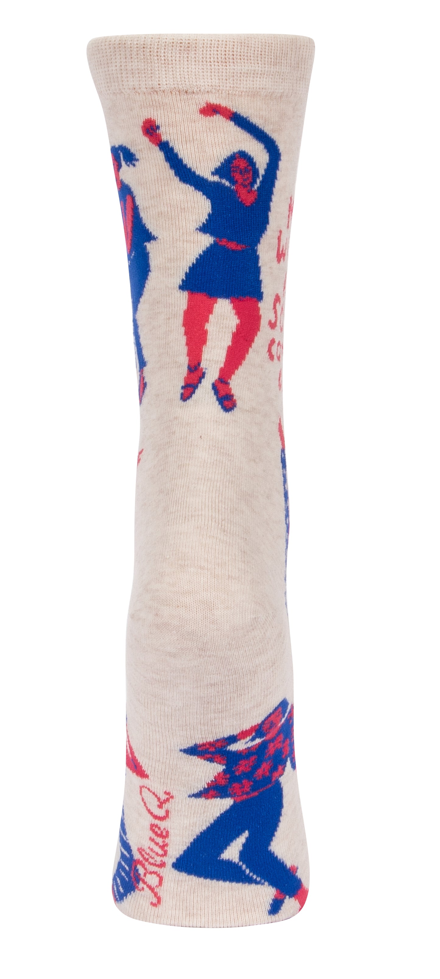 Blue Q - Ladies Crew Socks - When My Song Comes On