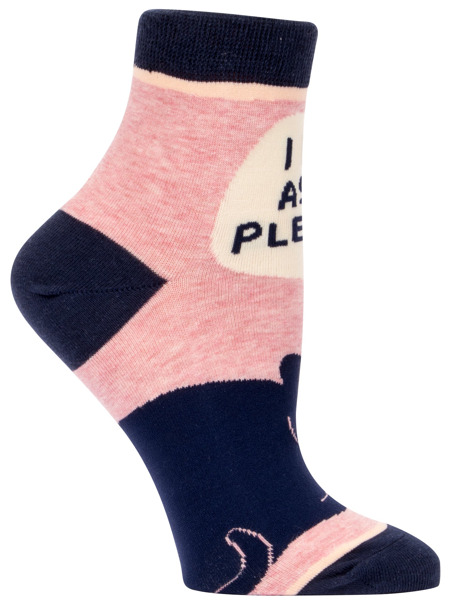 Blue Q - Ladies Ankle Socks - I Do As I Please