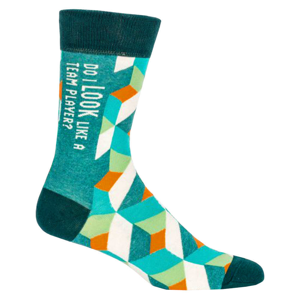 Blue Q - Men's Crew Socks - Do I Look Like A Team Player?