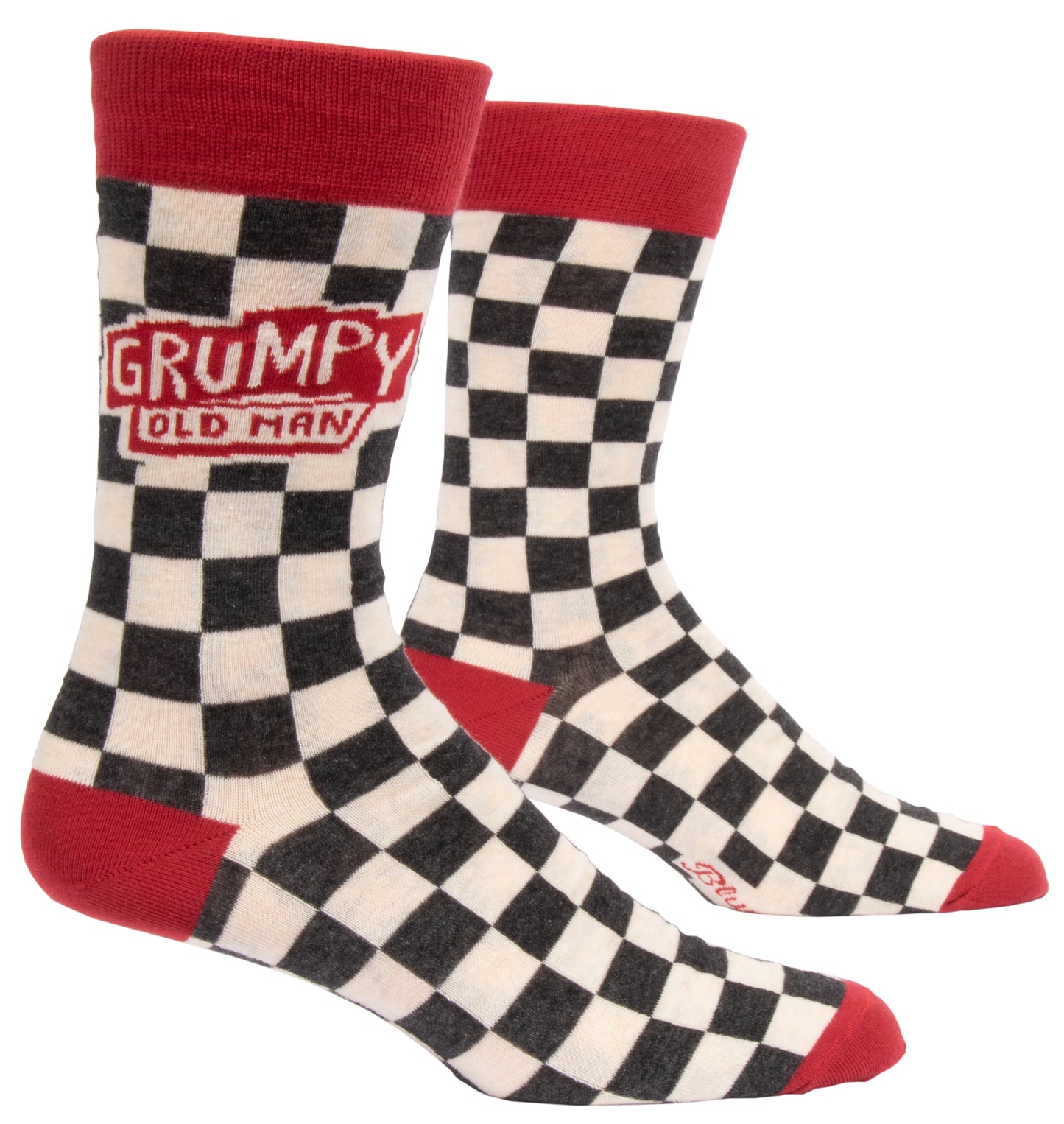 Blue Q - Men's Crew Socks - Grumpy Old Man