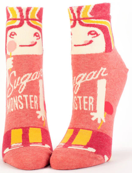 Blue Q - Ladies Ankle Socks - Sugar Monster