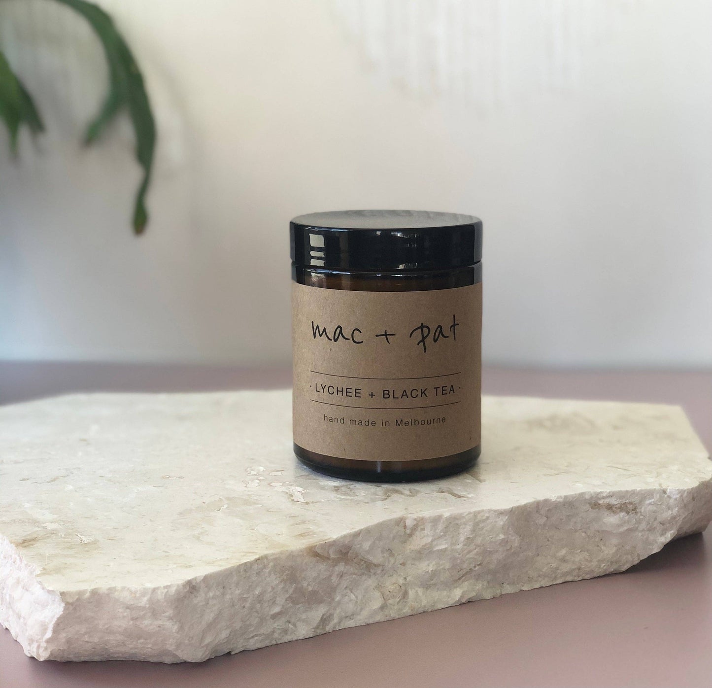 Mac + Pat - Candle - Lychee + Black Tea