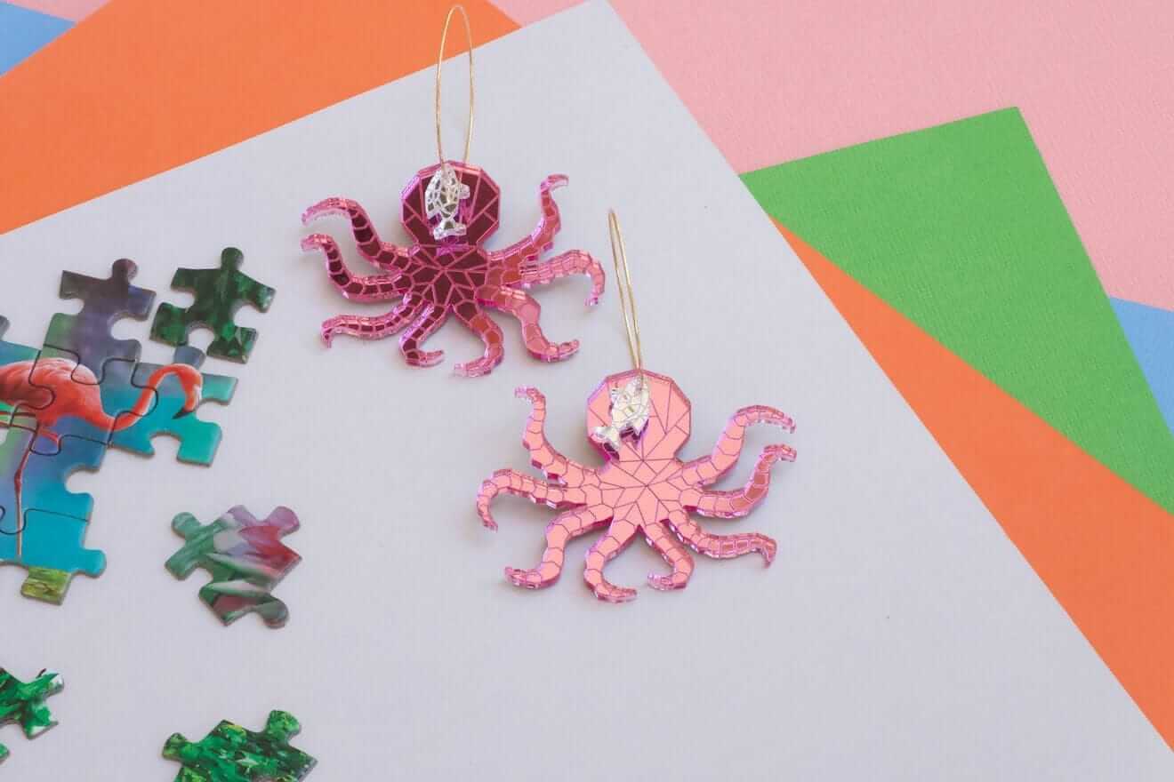 Little Geraldine -  Earrings - Octopus