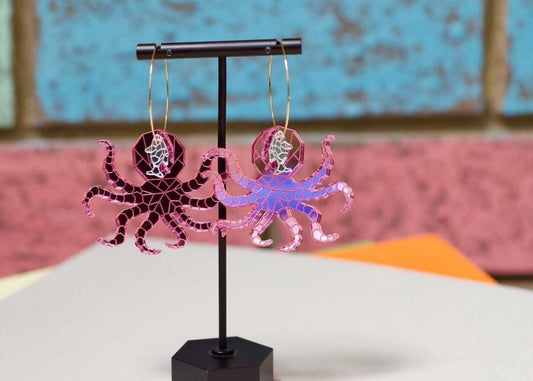 Little Geraldine -  Earrings - Octopus