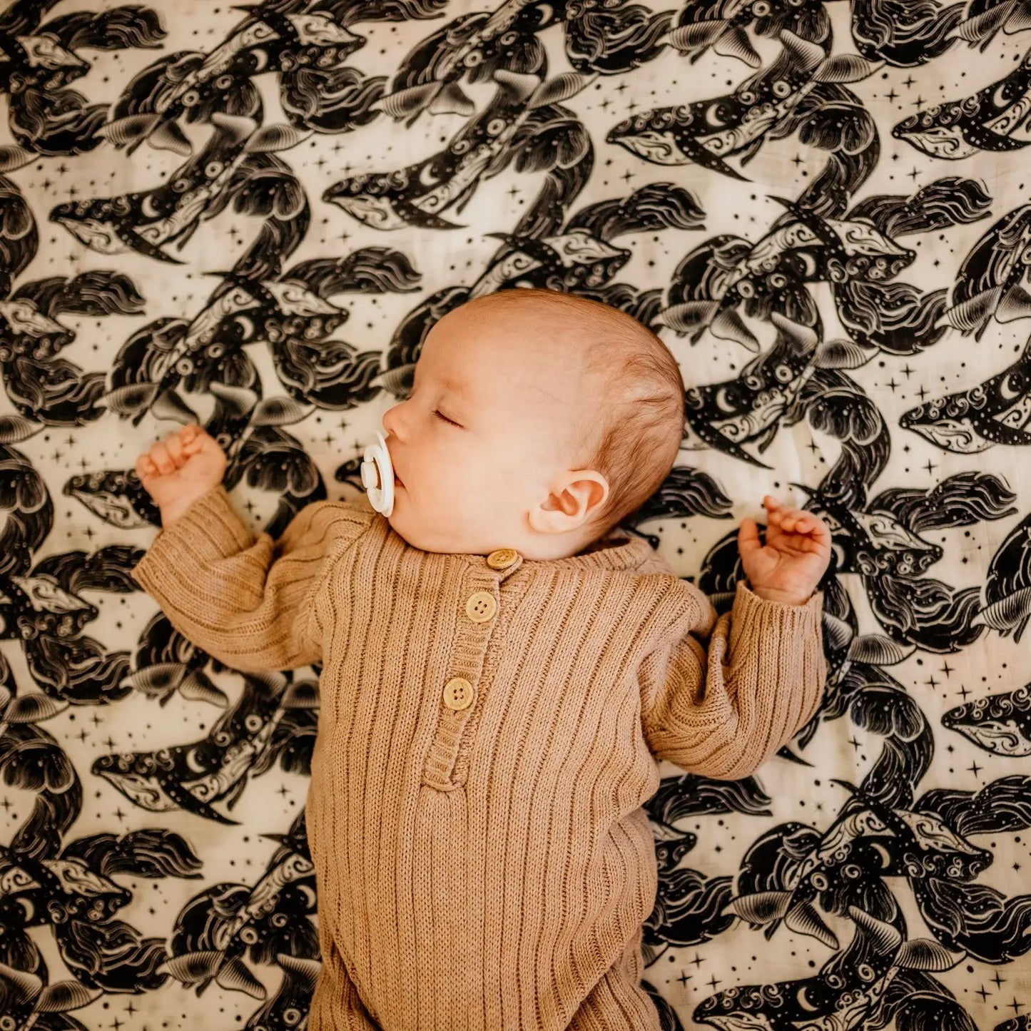 ANO Baby Wrap/Swaddle - Whale