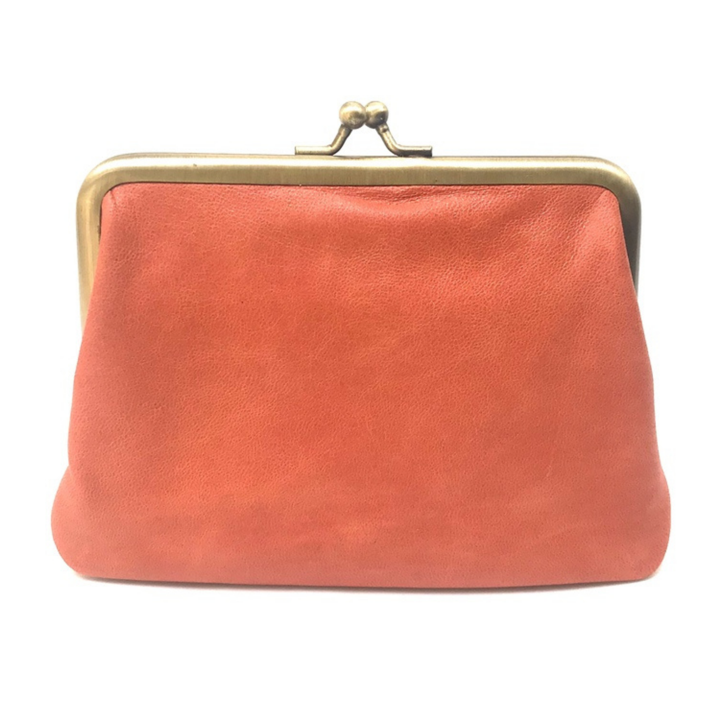 Empire of Bees - Penny's Leather Coin Purse - Persimmon