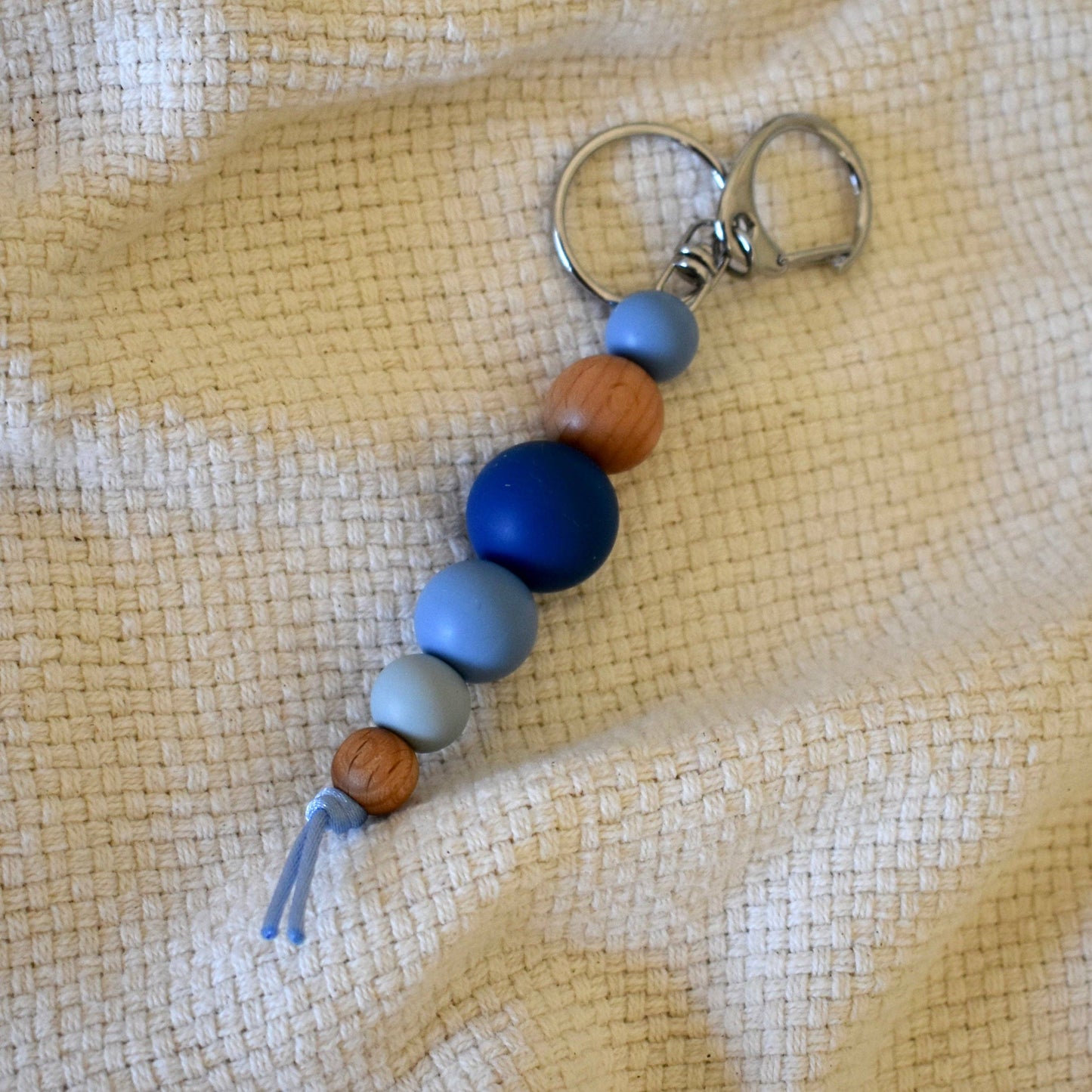 Bella Zailea - Silicone & Beech Wood Keyring