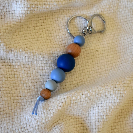 Bella Zailea - Silicone & Beech Wood Keyring