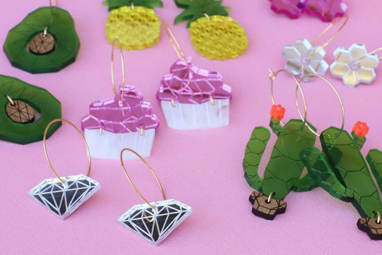 Little Geraldine -  Earrings - Pineapple