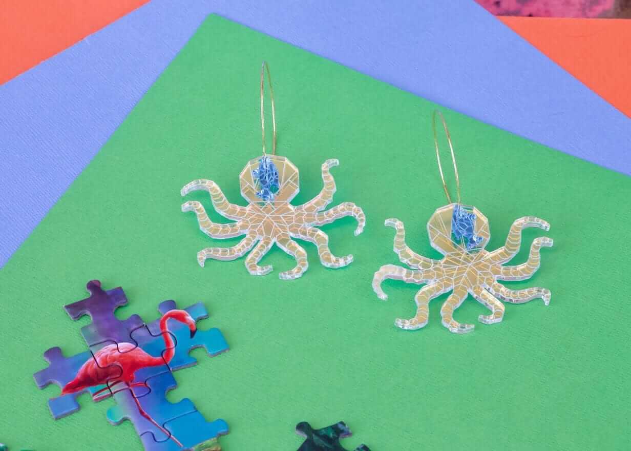 Little Geraldine -  Earrings - Octopus