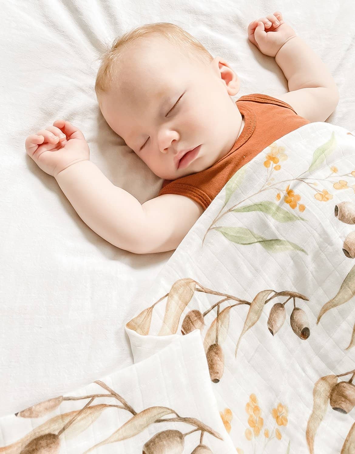 Bubba Bump - Bamboo Muslin Wrap/Swaddle - Gumnut