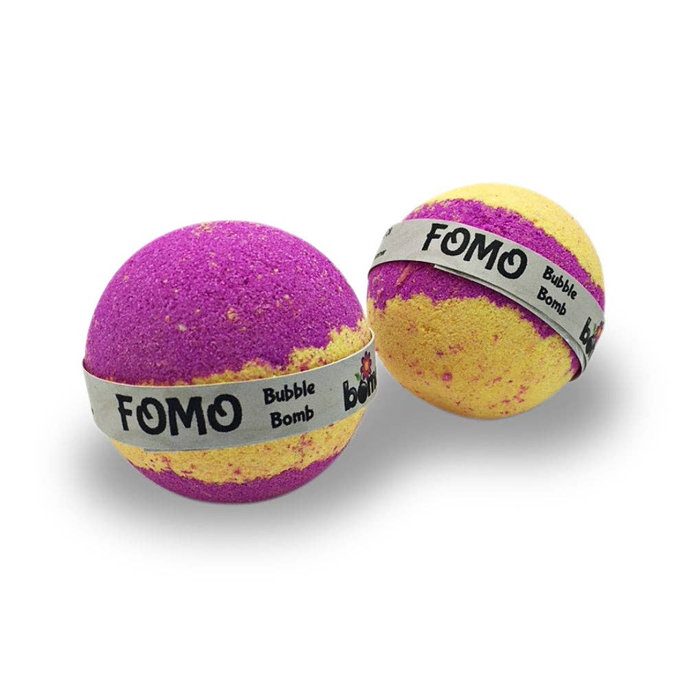 Bomd - FOMO Bubble Bath Bomb - Fun Fizzy Colourful