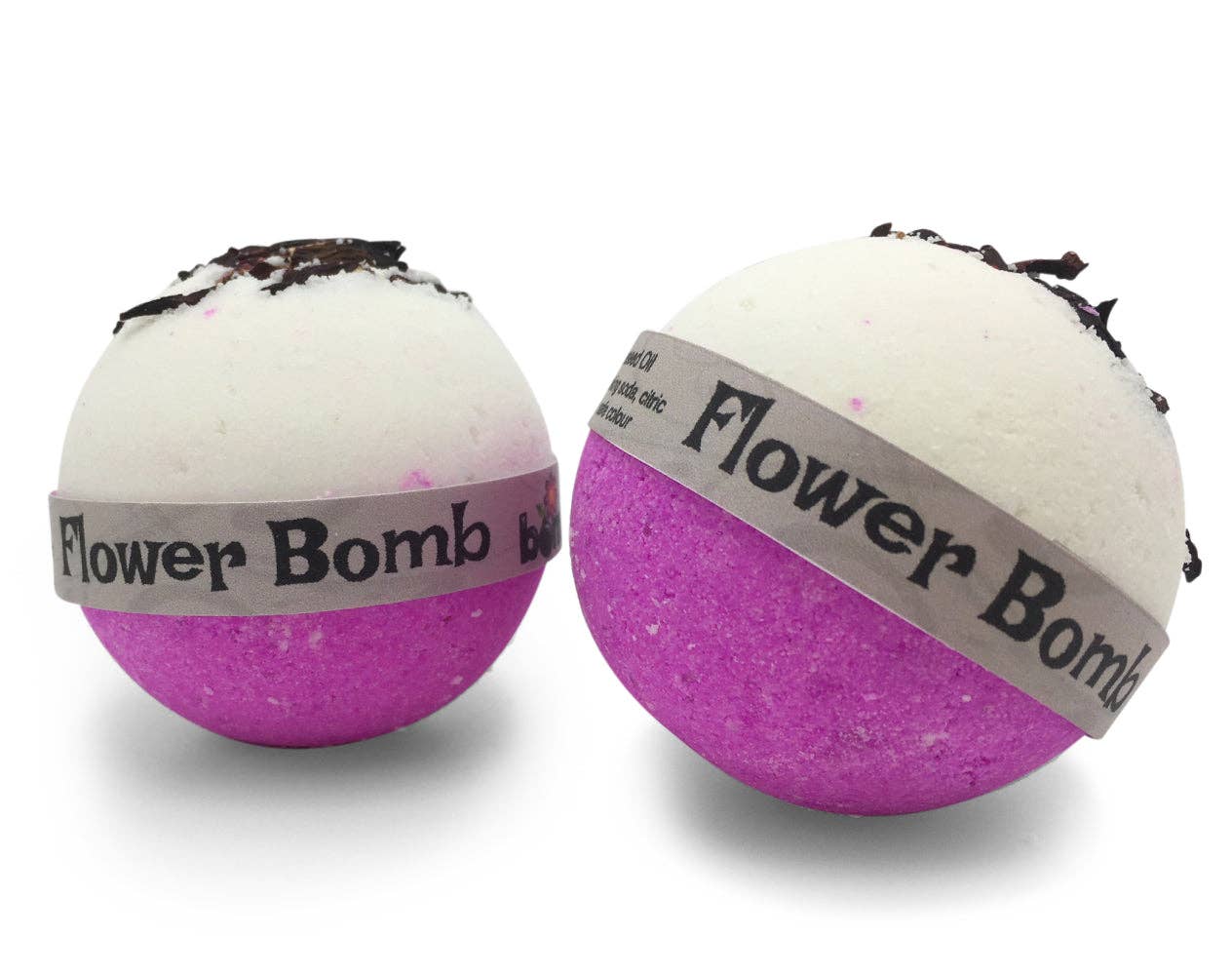 Bomd - Flower Bubble Bath Bomb - Hibiscus Flower & Pink Lychee