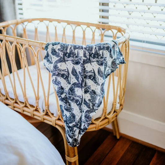 ANO Baby Wrap/Swaddle - Whale