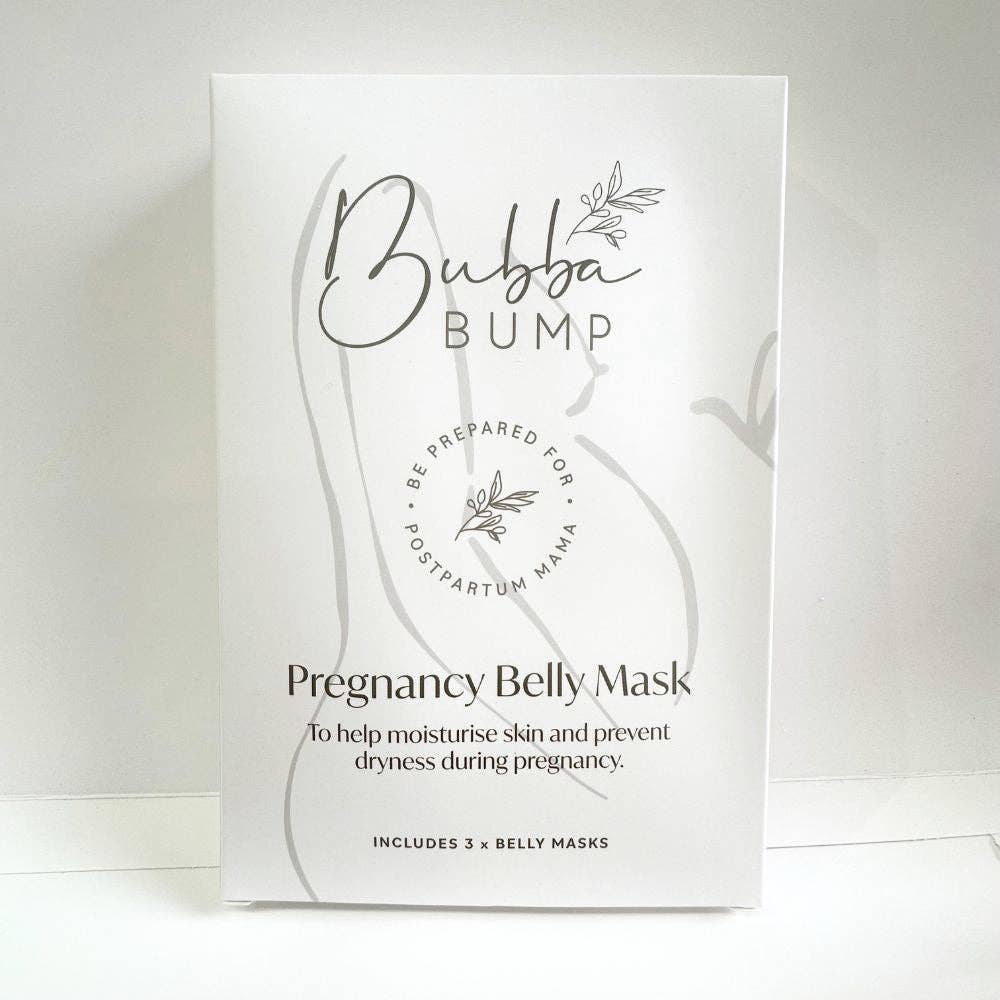 Bubba Bump - Organic Hydrating Pregnancy Belly Mask (3 pack)