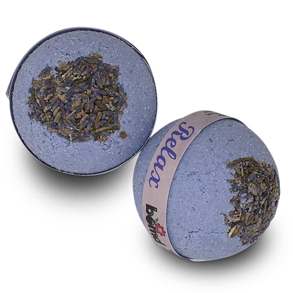 Bomd - Relax Bath Bomb - Lavender Relaxation Body & Mind Soak