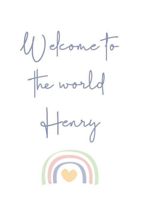 Welcome to The World Little One - Greeting Card