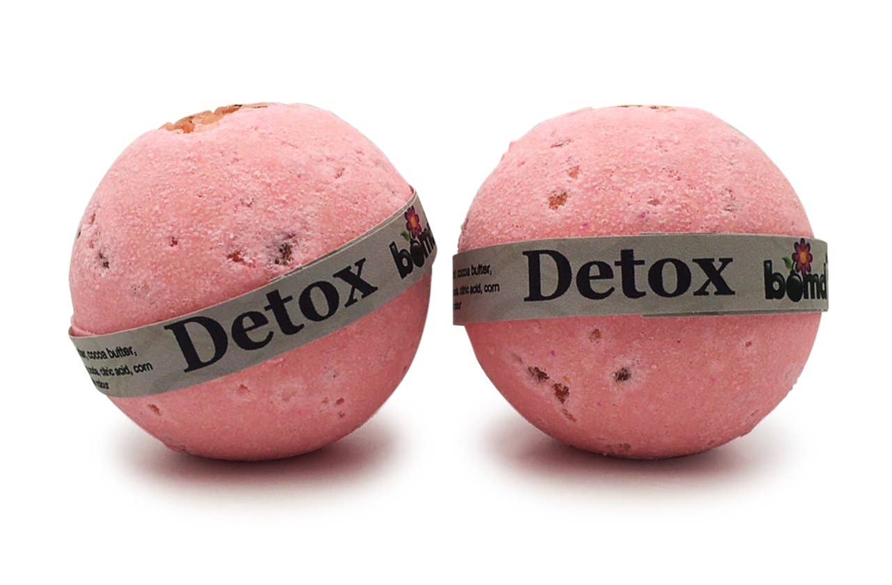 Bomd - Detox Bath Bomb - Pink Himalayan Rock Salt Soak with Grapefruit & Lime