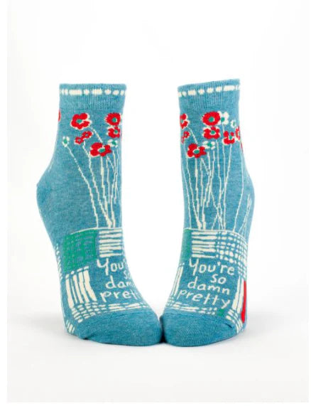 Blue Q - Ladies Ankle Socks - So Damn Pretty