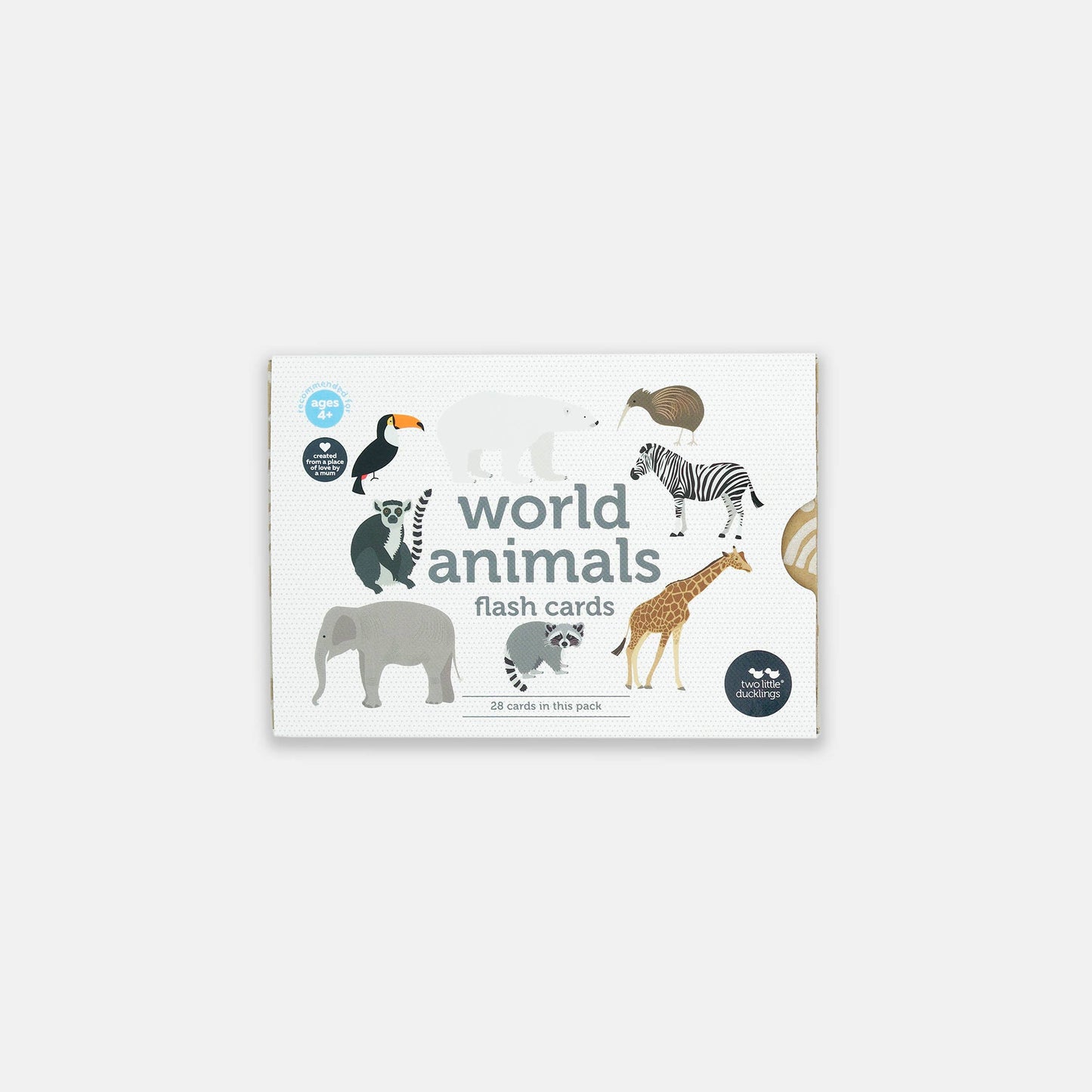 World Animals Flash Cards