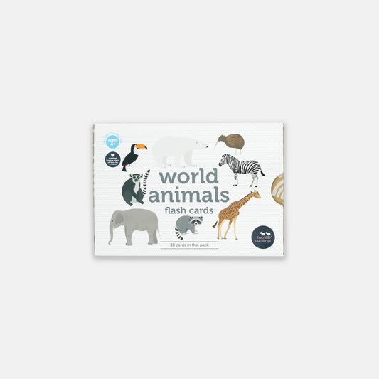 World Animals Flash Cards