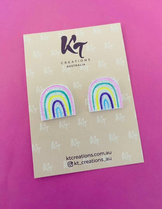 KT Creations Australia - Earrings - Rainbow