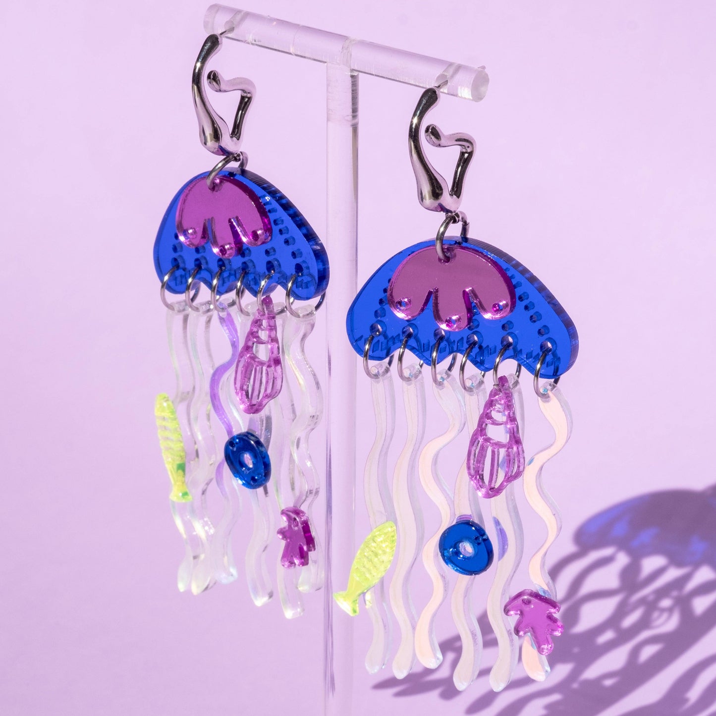 Funky Fun You - Jellyfish Statement Earrings