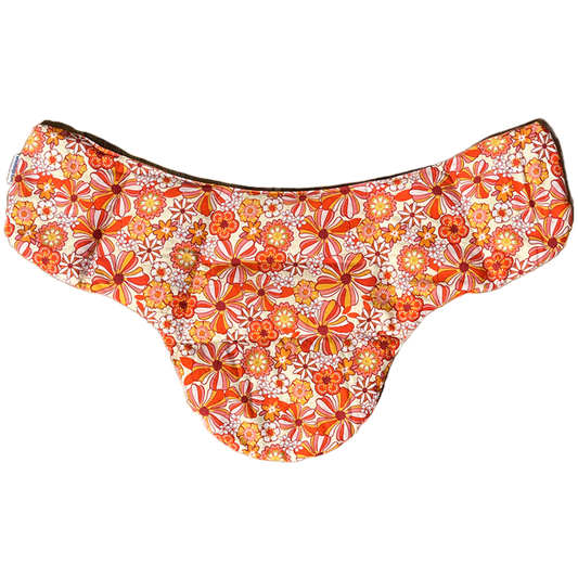 Neck Heat Pack - Groovy Flowers Orange