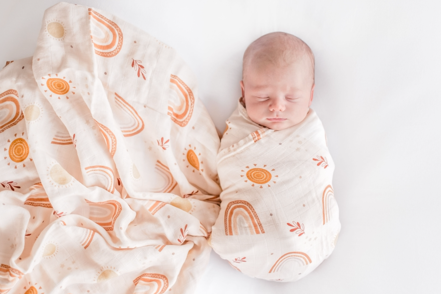 Bubba Bump - Bamboo Muslin Wrap/Swaddle - Rainbow