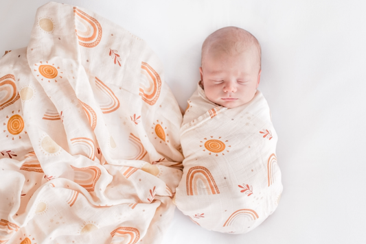 Bubba Bump - Bamboo Muslin Wrap/Swaddle - Rainbow